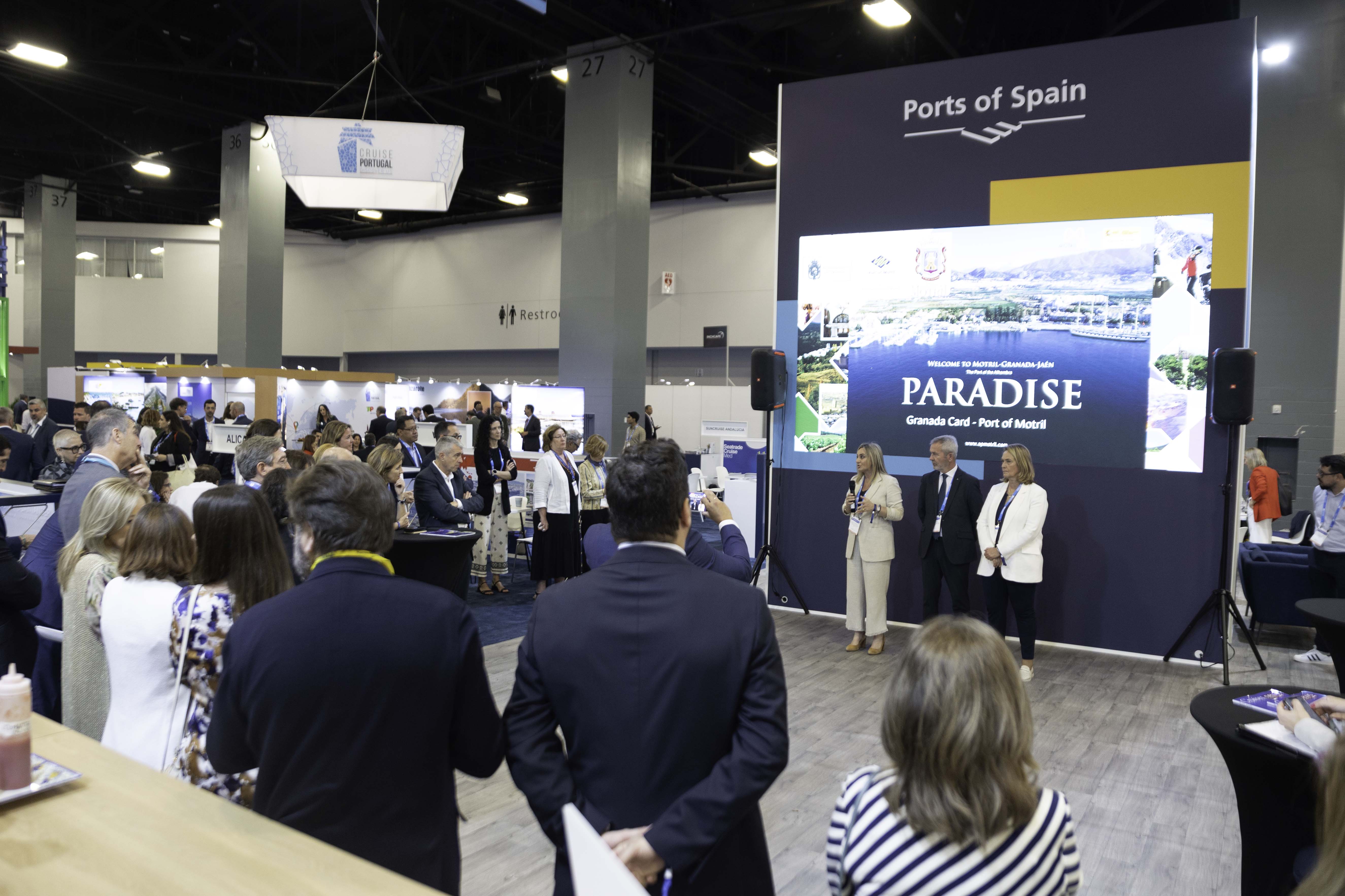 La delegación granadina presenta en la Seatrade Cruise Global “Granada - Noticia Puerto de Motril
