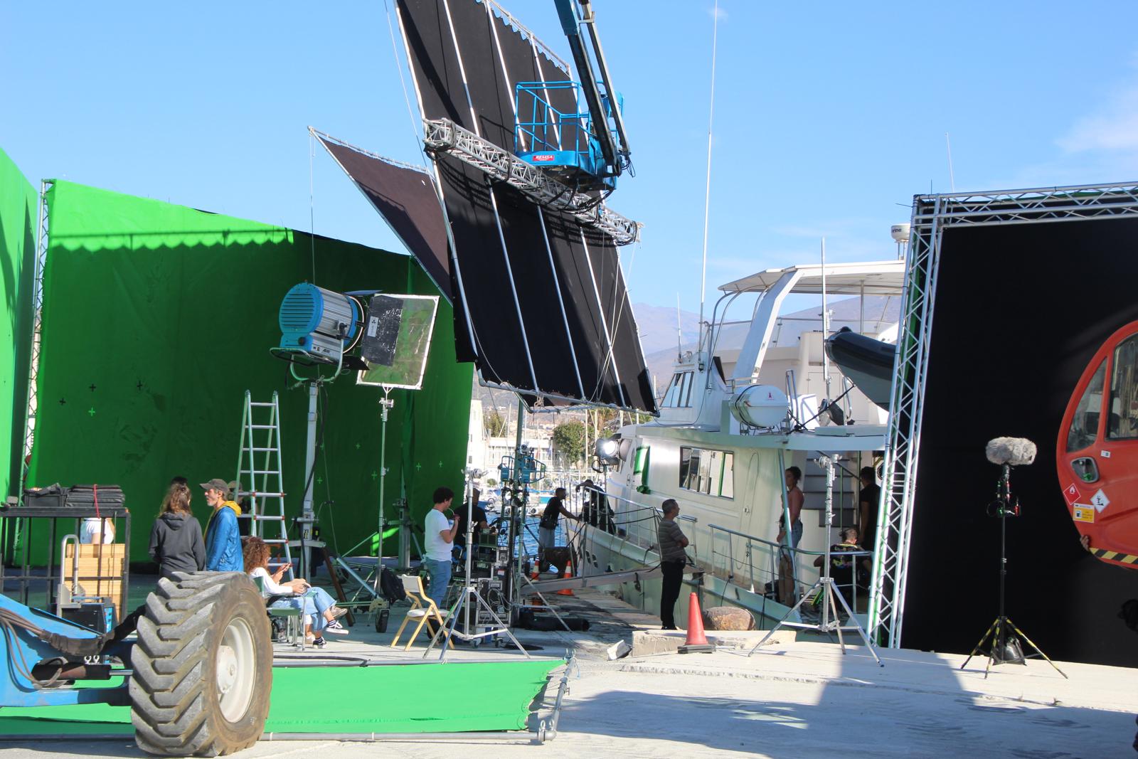 El Puerto de Motril vuelve a ser plató de cine