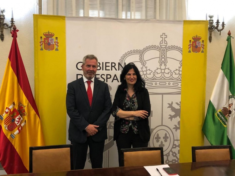 Primera reunión del presidente del Puerto de Motril con la subdelegada del - Noticia Puerto de Motril