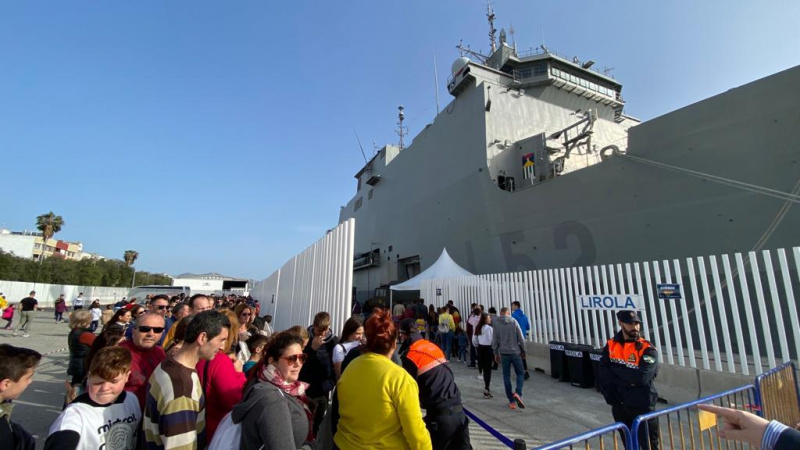 Más de 6.000 personas se han acercado al Puerto de Motril a visitar el buque - Noticia Puerto de Motril