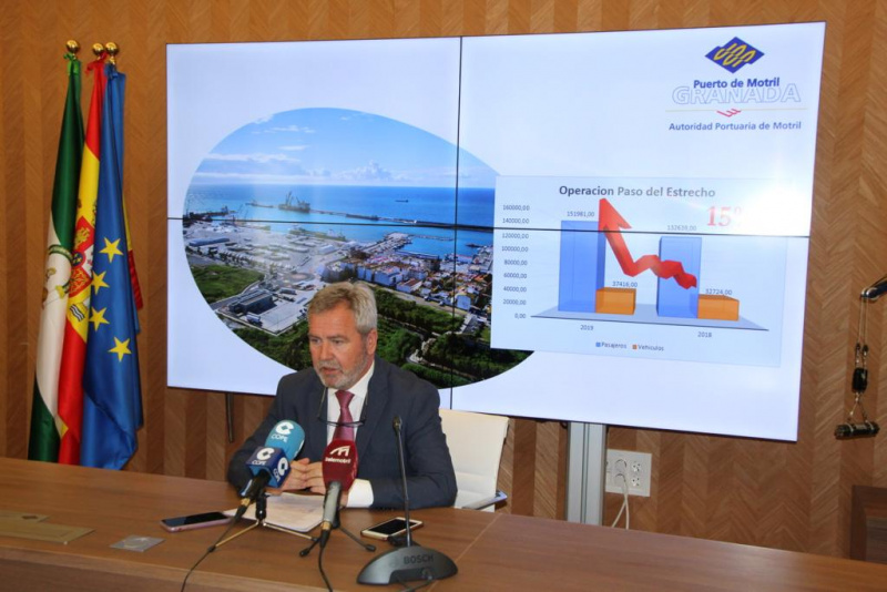 El presidente del Puerto de Motril hace balance de su primer año de gestión y - Noticia Puerto de Motril