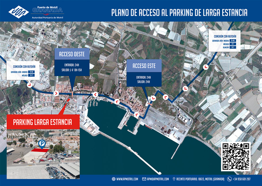 Plano localización parking larga estancia